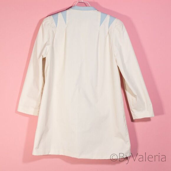 Mulberry Street Vintage Trench Coat Jacket M Lightweight Preppy Retro Gorpcore - Picture 4 of 13